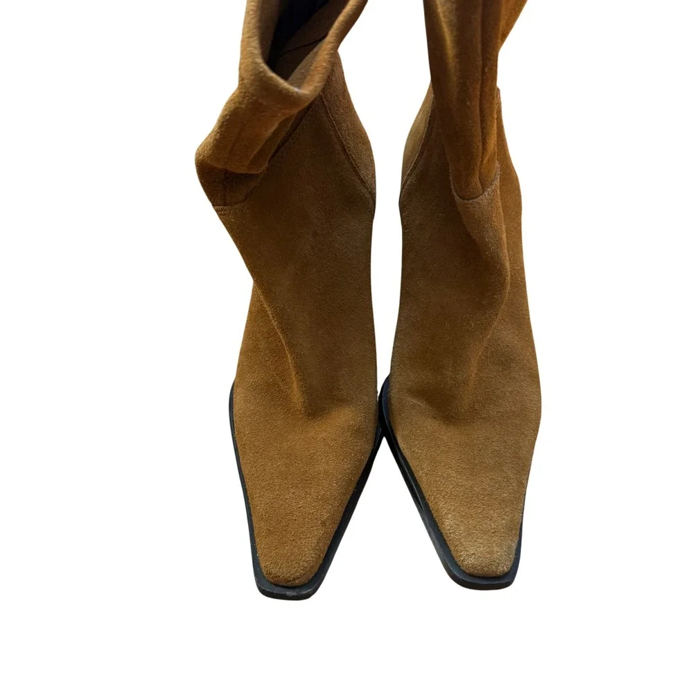 Zara brown pointed